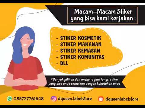 JUAL CETAK WA 085727761648 Stiker Produk Kecantikan Jombang